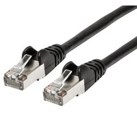 CABLE CAT6A BOOTED  BLACK 7FT